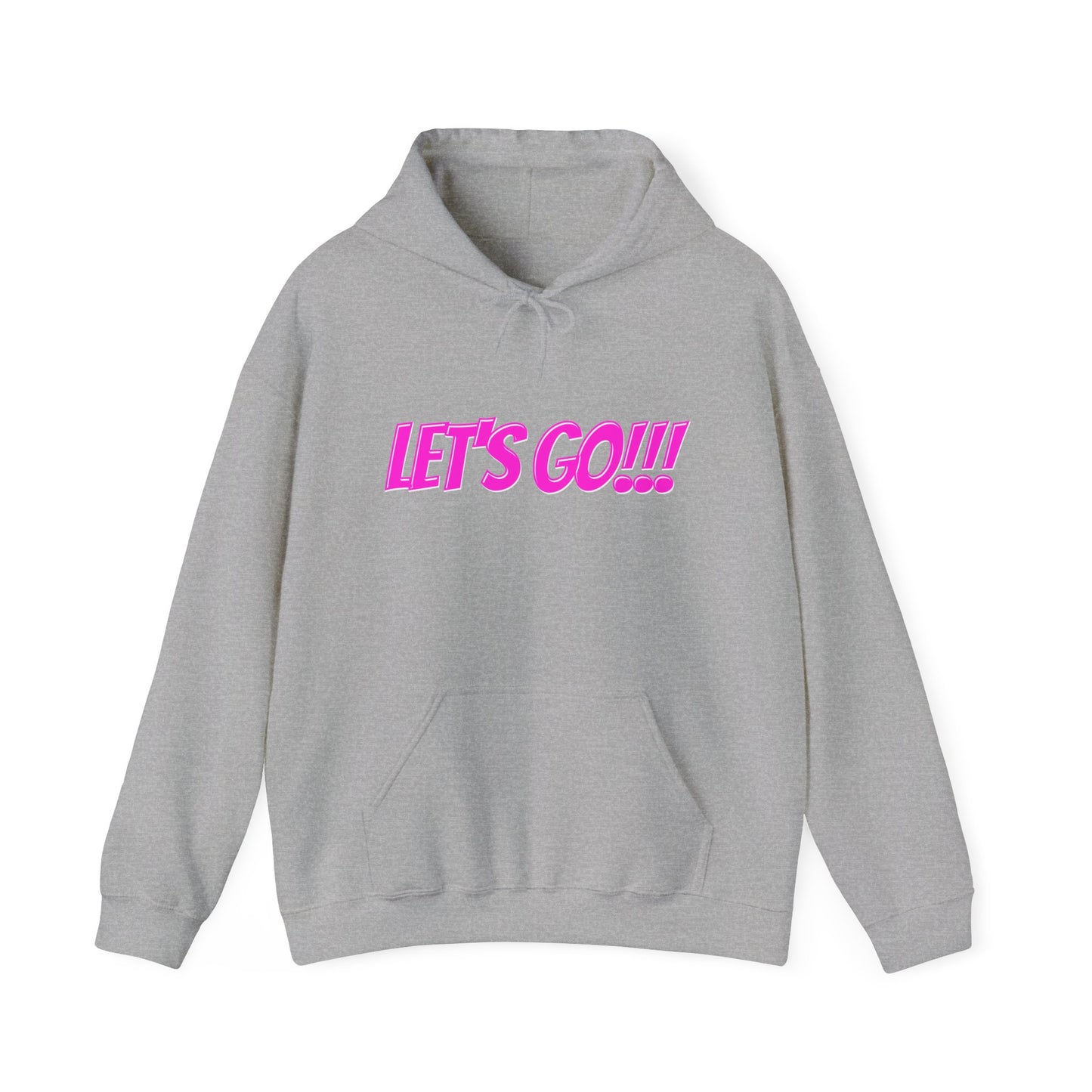 Unisex Heavy Blend™ Hooded Sweatshirt - LET'S GO!!! Motivational Sweatshirt