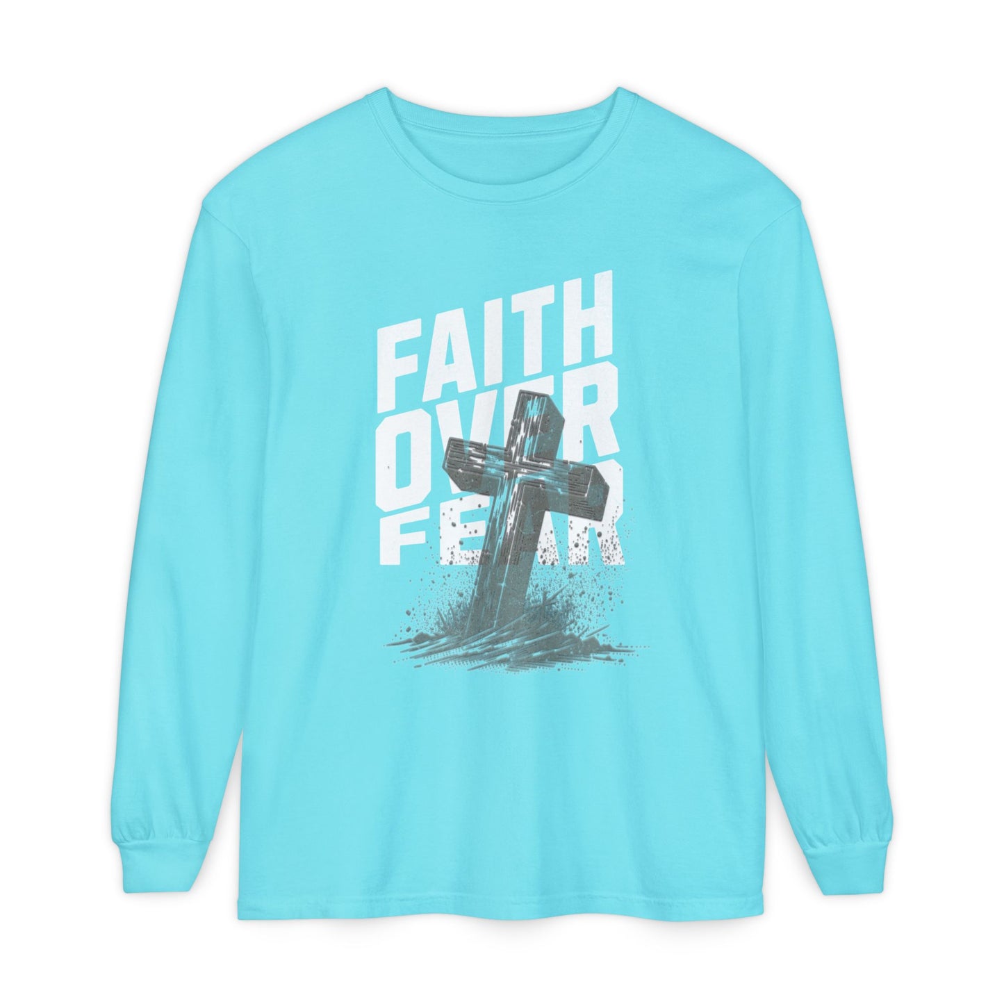 Unisex Garment-dyed Long Sleeve T-Shirt
