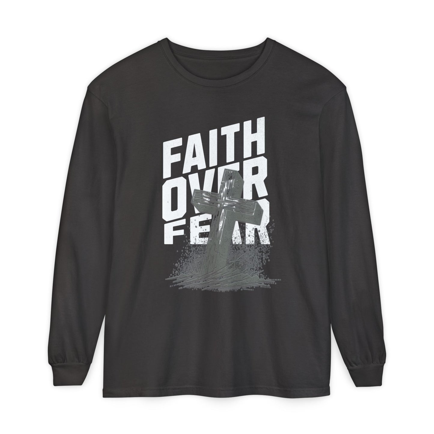 Unisex Garment-dyed Long Sleeve T-Shirt