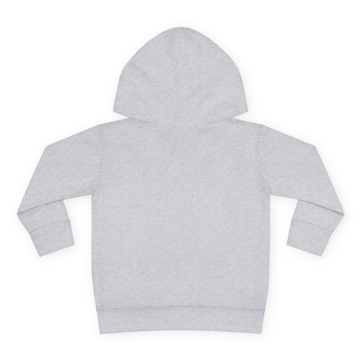 Cute Toddler Pullover Fleece Hoodie with Cartoon Girl Design