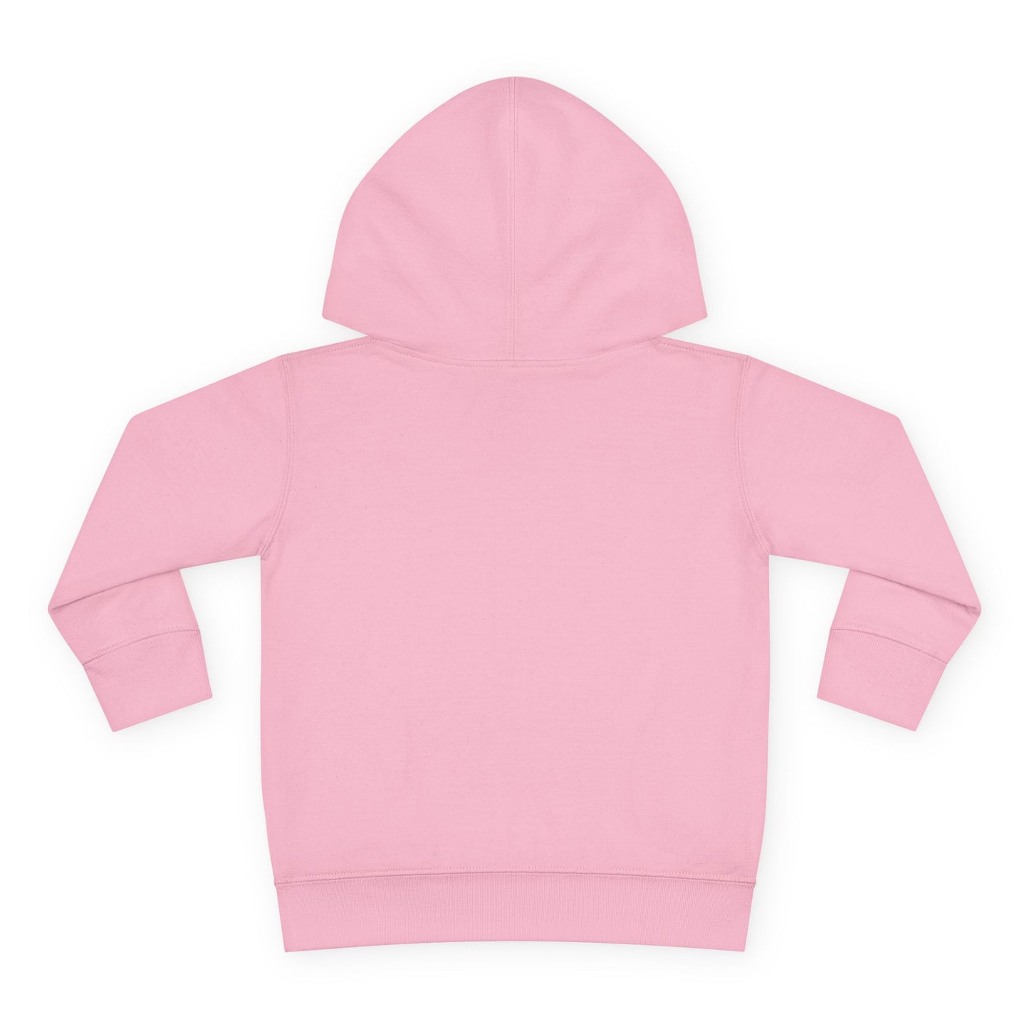 Cute Toddler Pullover Fleece Hoodie with Cartoon Girl Design