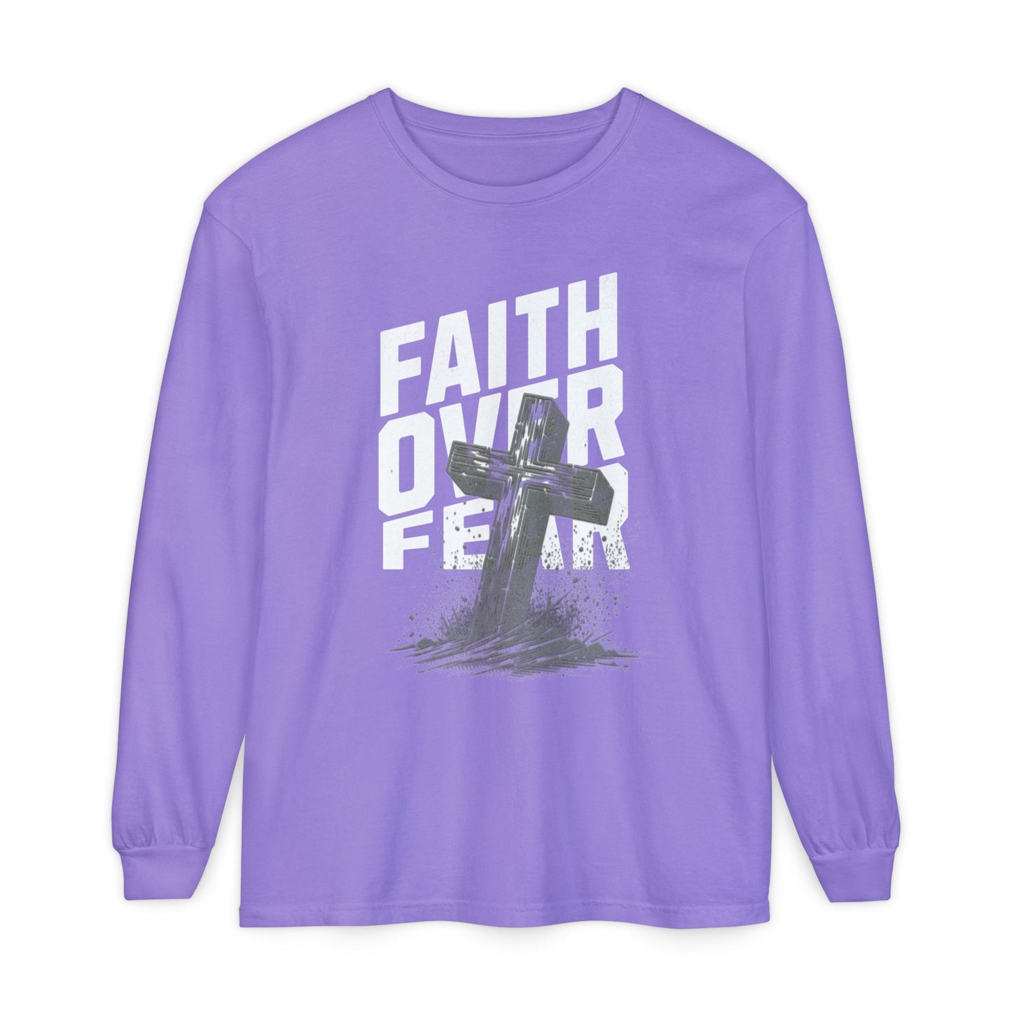 Unisex Garment-dyed Long Sleeve T-Shirt