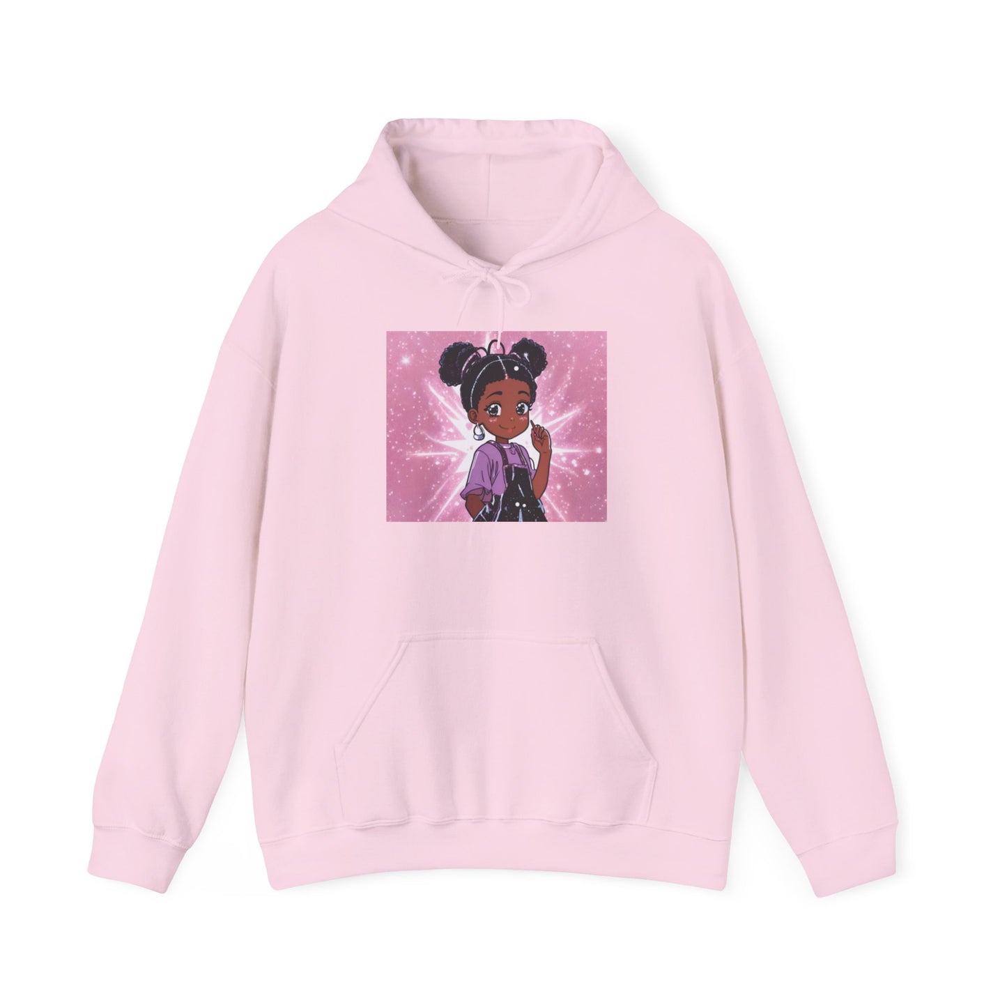 Magical Girl Unisex Hoodie - Cozy Heavy Blend Sweatshirt with Sparkling Design