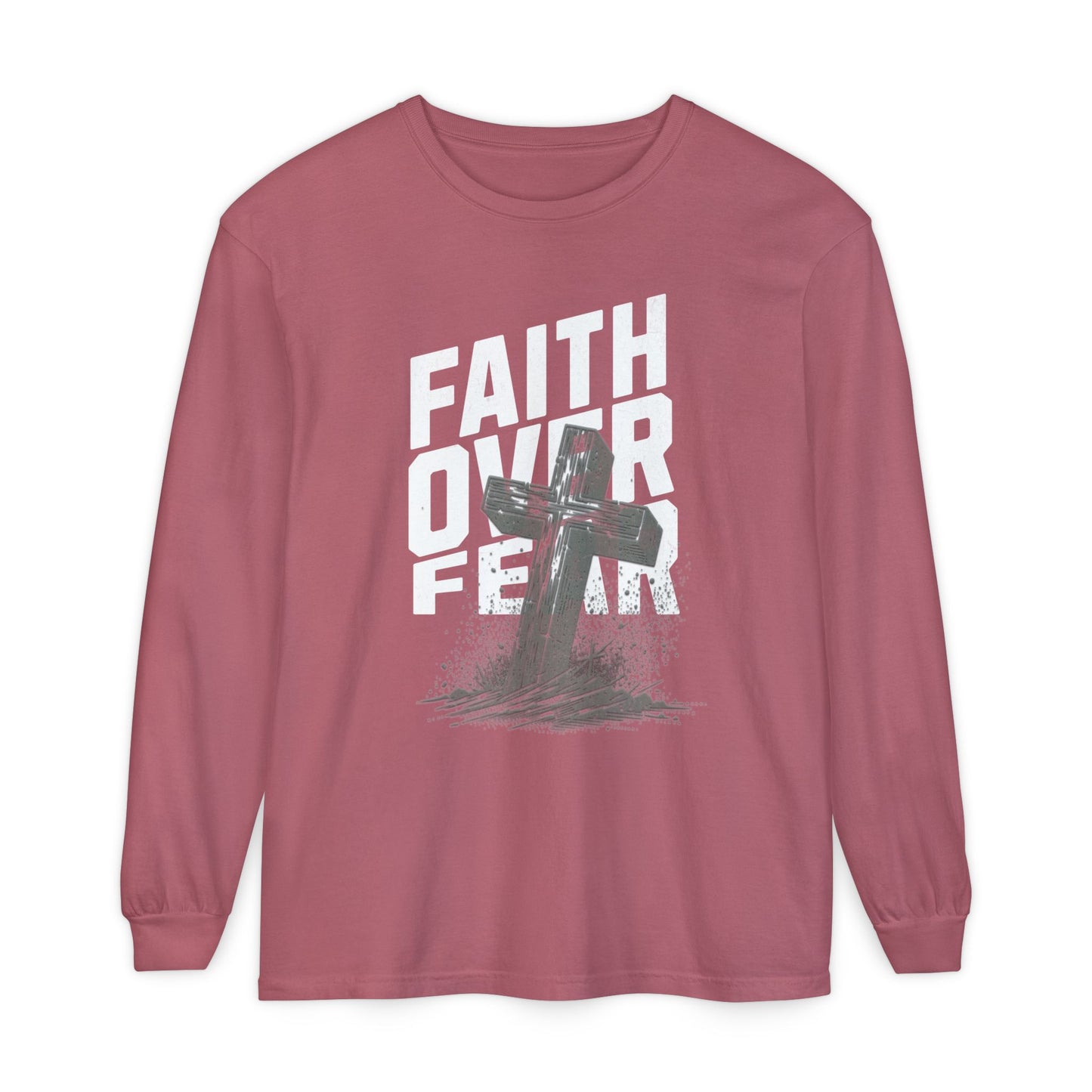 Unisex Garment-dyed Long Sleeve T-Shirt