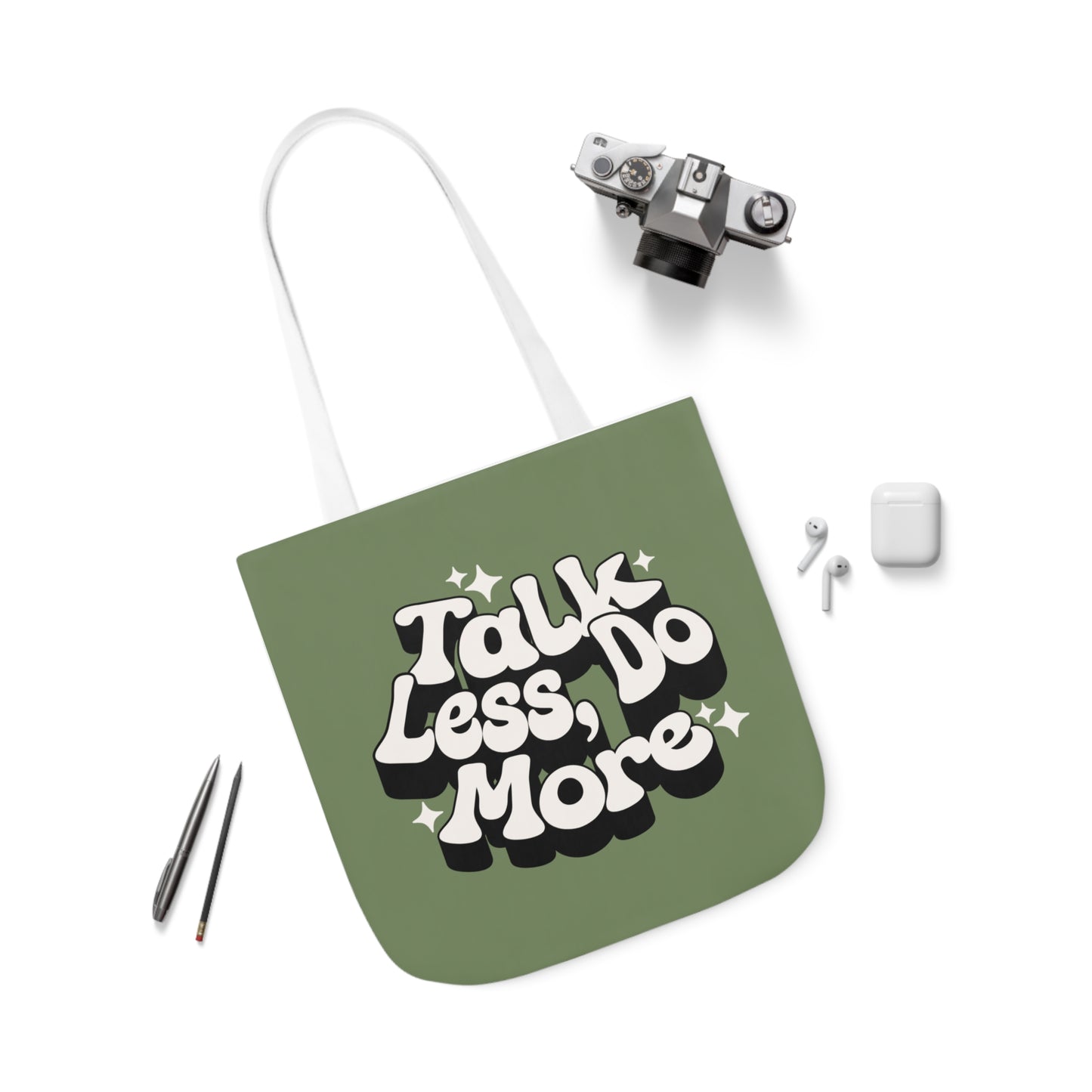 Canvas Tote Bag, 5-Color Straps