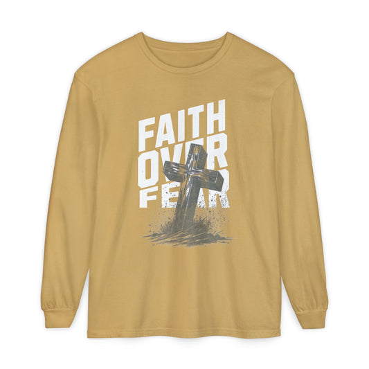 Unisex Garment-dyed Long Sleeve T-Shirt