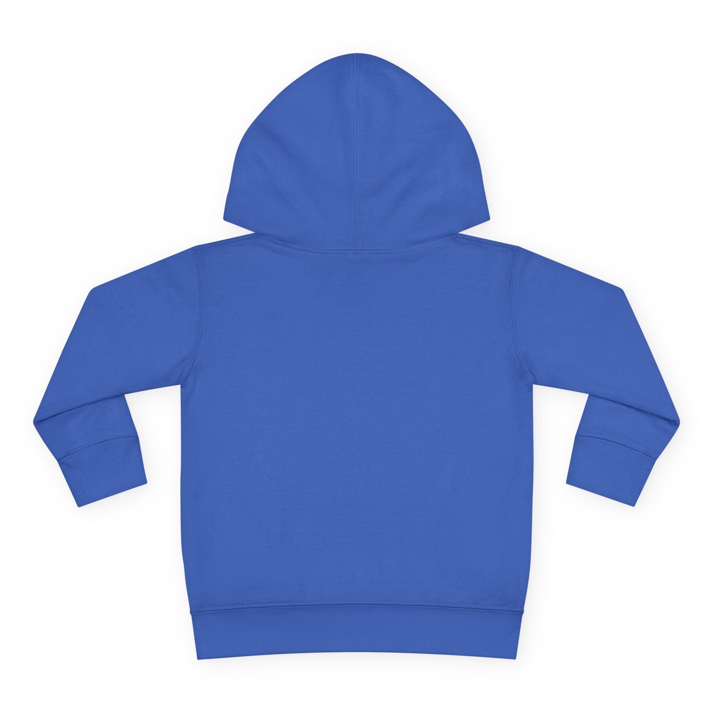 Cute Toddler Pullover Fleece Hoodie with Cartoon Girl Design