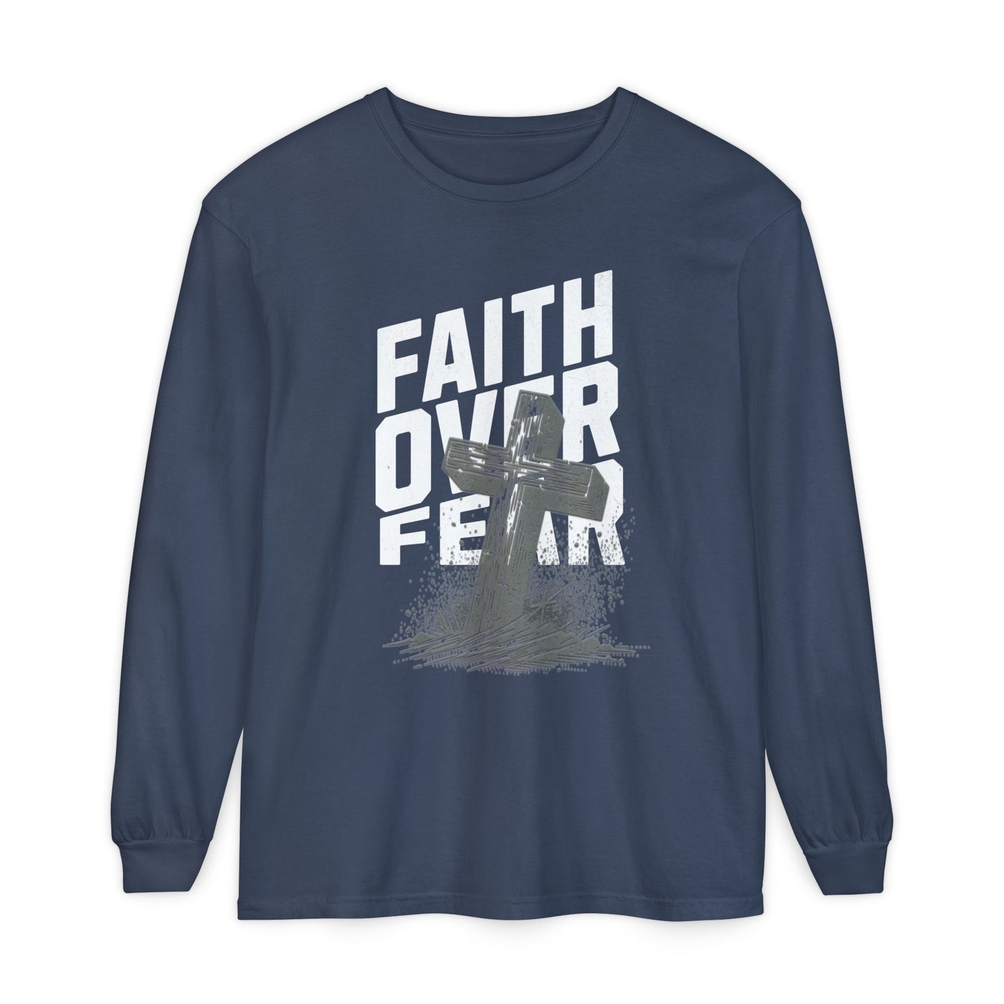 Unisex Garment-dyed Long Sleeve T-Shirt