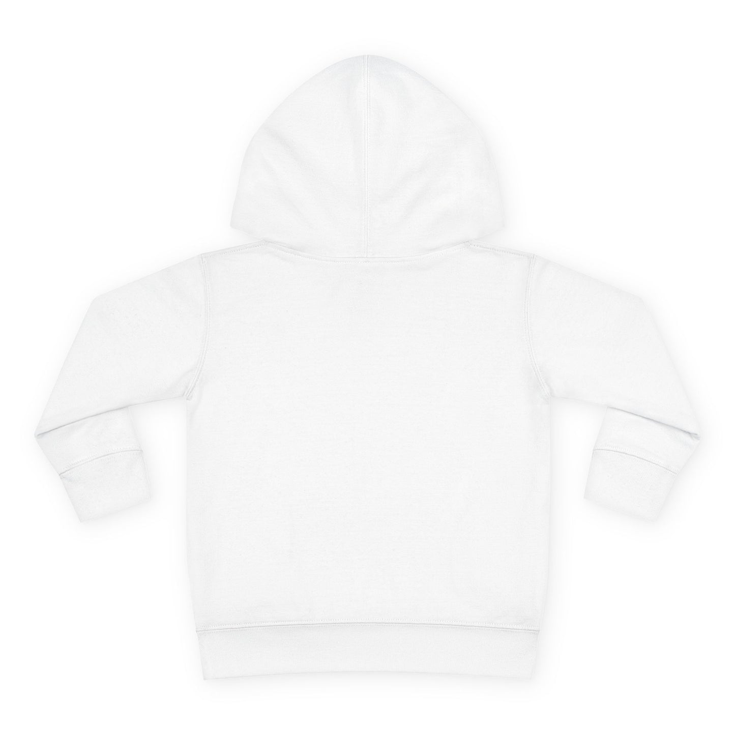 Cute Toddler Pullover Fleece Hoodie with Cartoon Girl Design