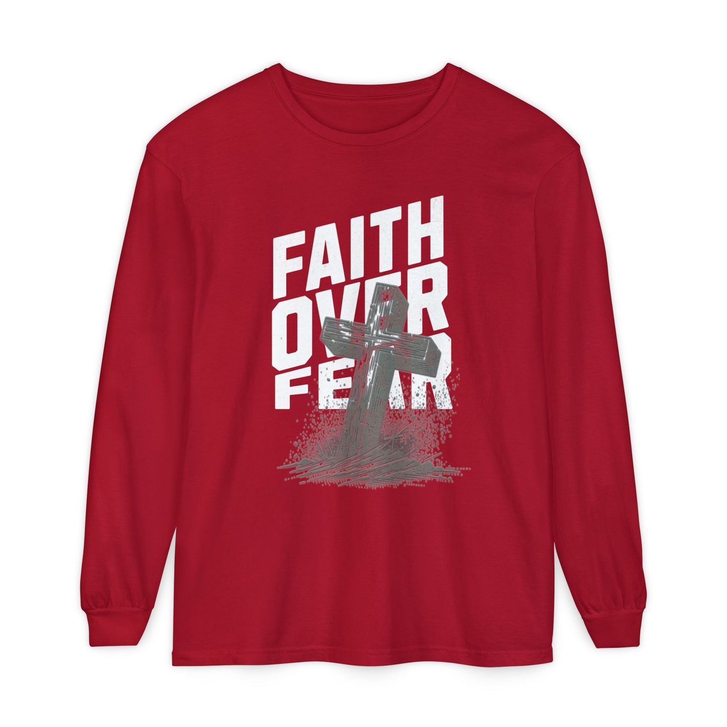 Unisex Garment-dyed Long Sleeve T-Shirt